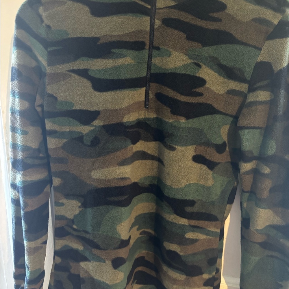 Cuddl Duds Camouflage Fleecewear Top